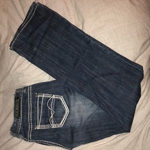 Rock and roll boot cut jeans
